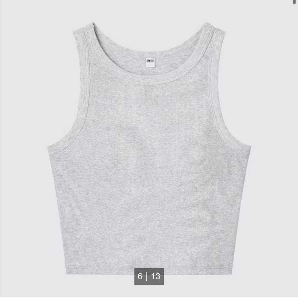 Uniqlo cropped tank top